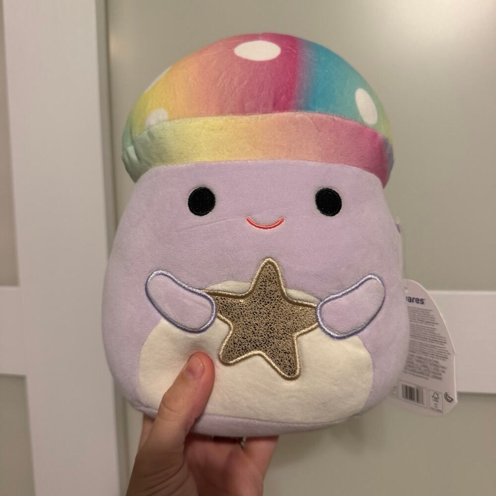 Squishmallows Mahdi The Mushroom 8" Plush New with Tags